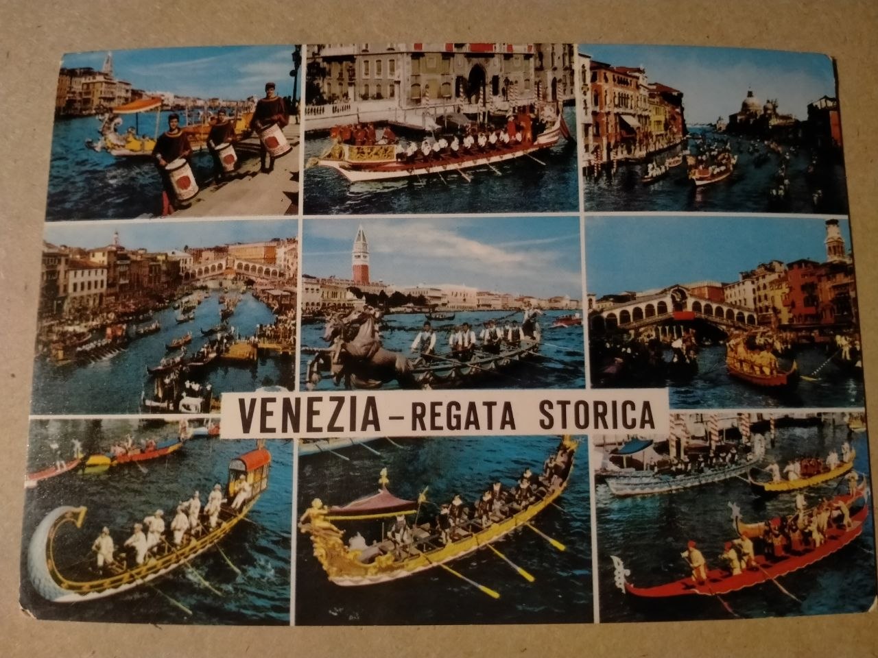 Post Card , Regata Storica , Venice