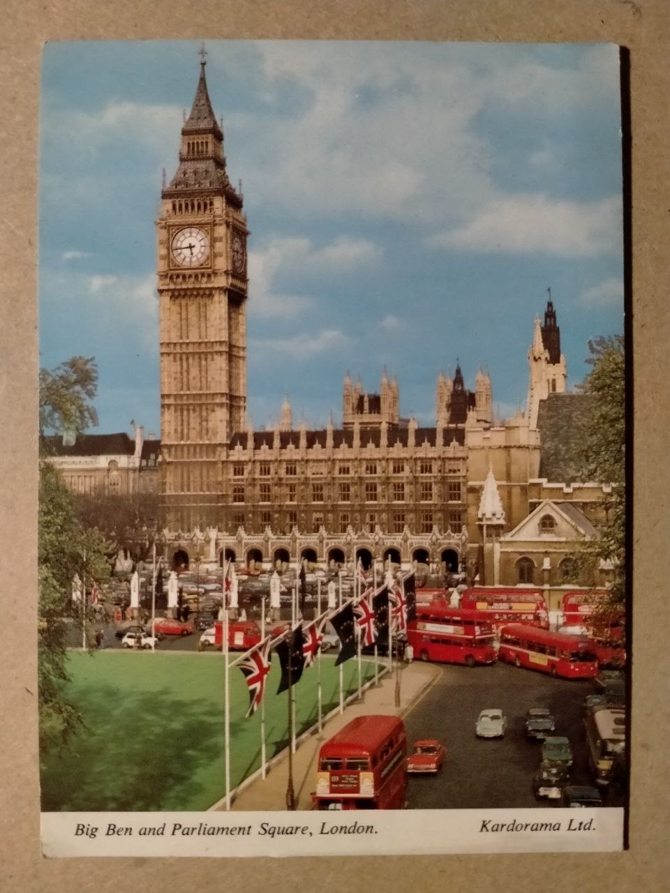 Post Card , Big ben & Parliment