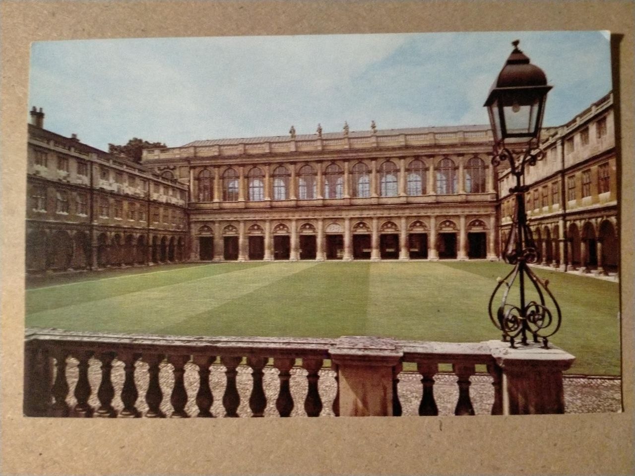 Post Card , Trinity College Library , Cambridge