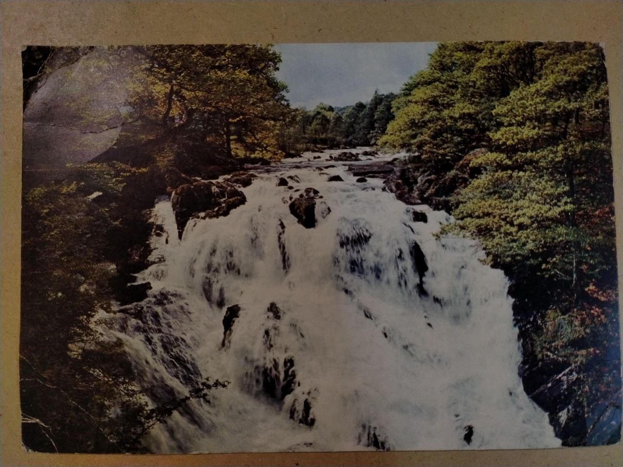 Post Card ,The Swallow Falls, North Wales
