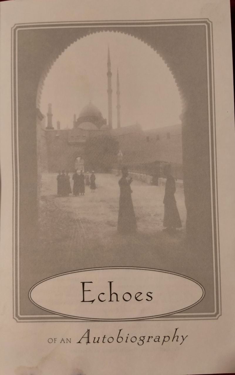 echoes of an autobiography